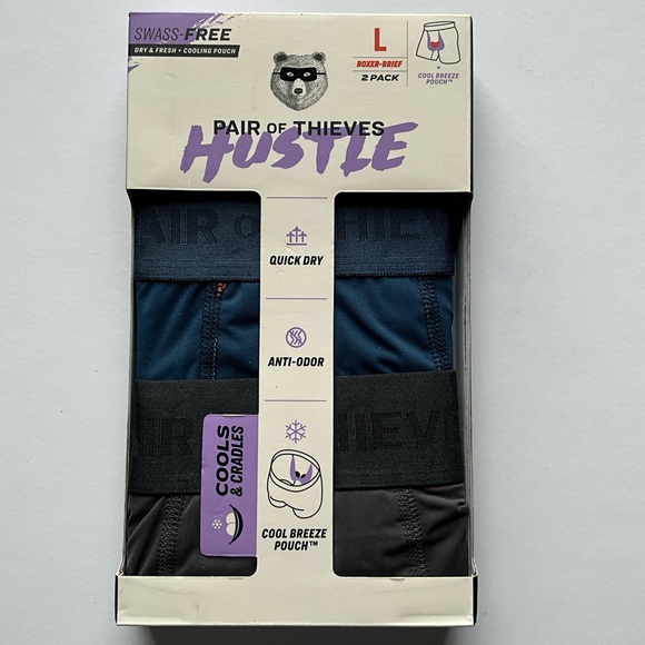 Pair of Thieves Hustle Men Boxer Briefs,2-pack, Outdoors L - Picture 2 of 13